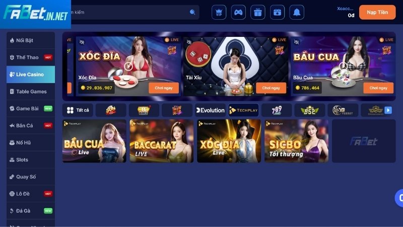 Top game Live Casino Fabet hot nhất hiện nay Top game Live Casino Fabet hot nhất hiện nay